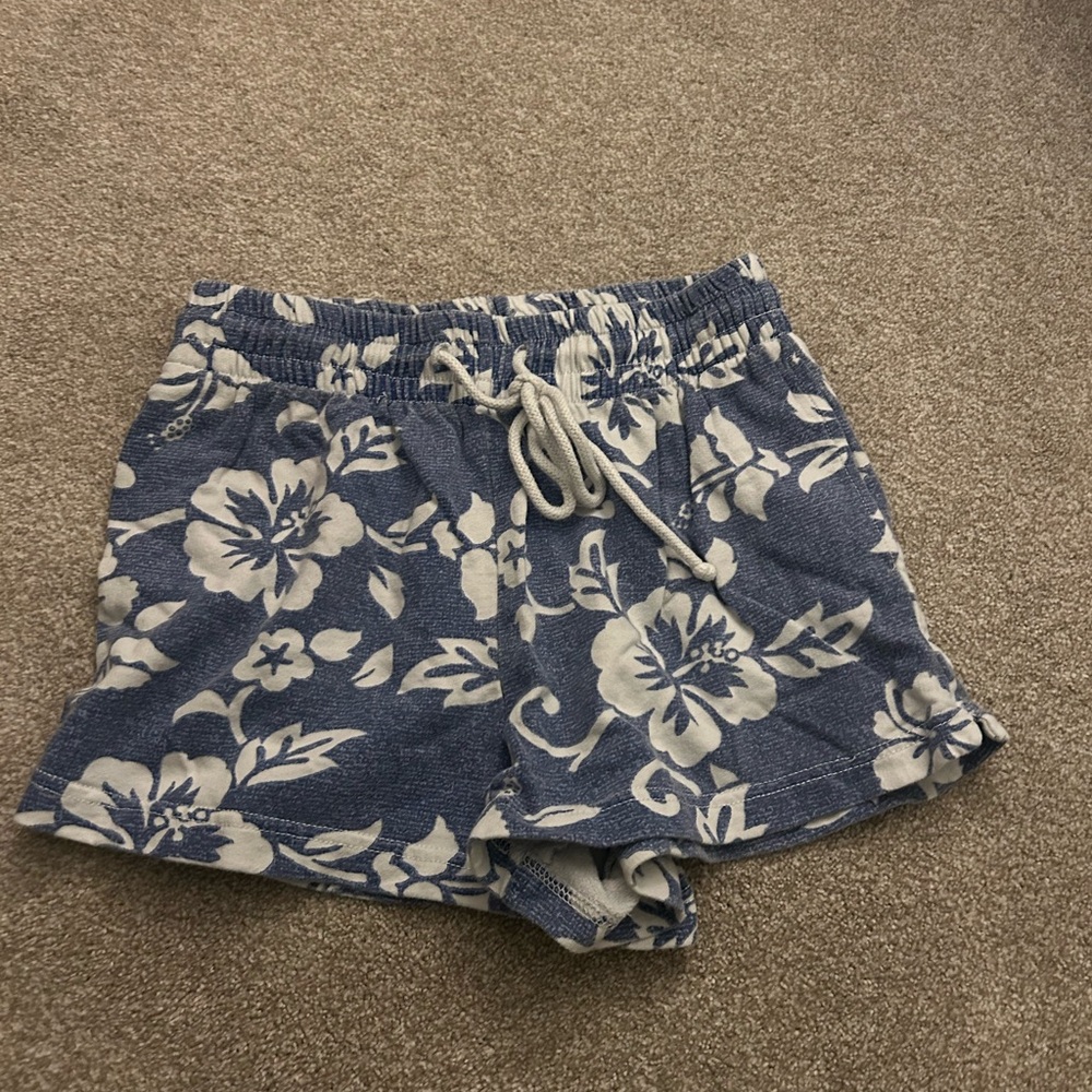 Urban outfitters Floral Blue and White Women's Shorts